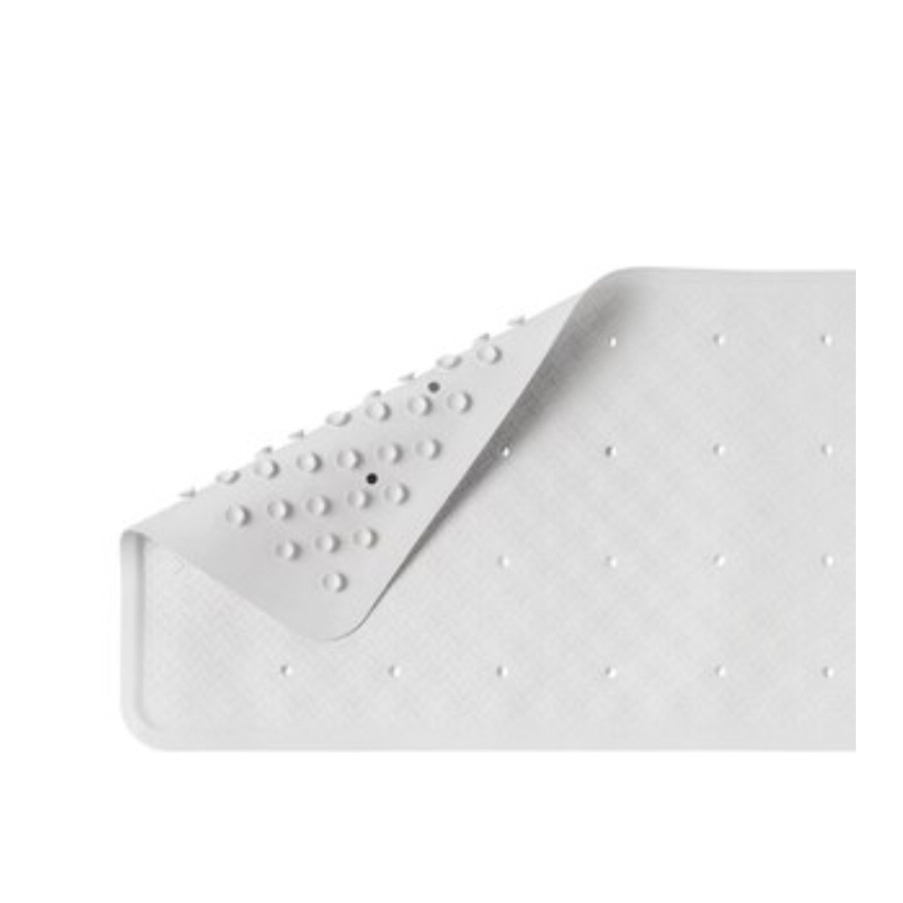 Non-Slip White Bath Or Shower Mat